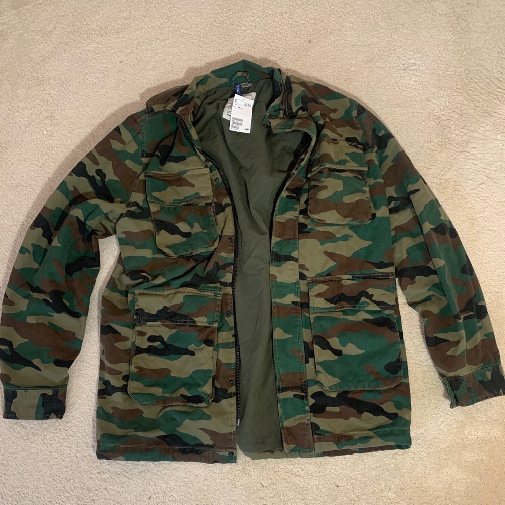 Oversize Camouflage Jacket
